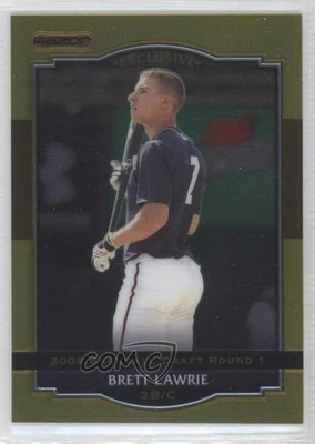 2008 Razor Signature Series Metal Gold Brett Lawrie #BA-BRL - Image 1 of 2