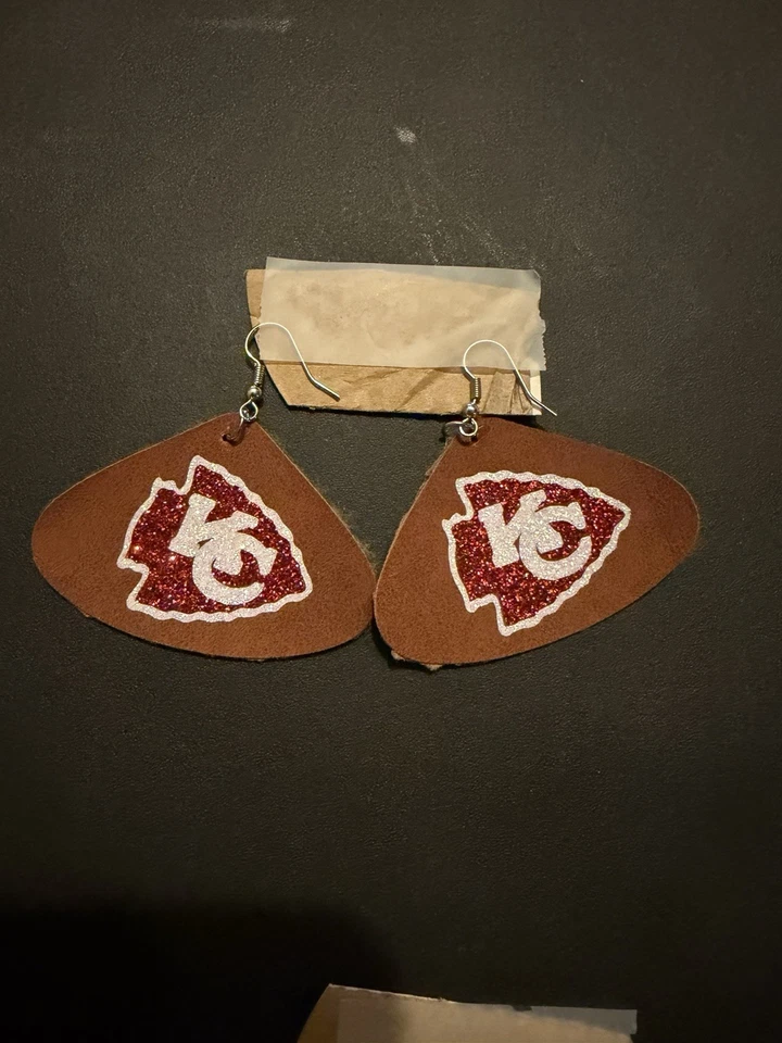 Express Yourself Bell KC Chiefs Earrings - Image 1 of 1