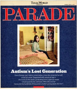 PARADE Magazine April 3 2011 Autisms Lost Generation All-America Basketball Team - Picture 1 of 1
