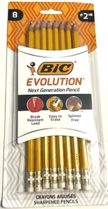 BIC Revolution Next Generation Bleistift #2HB 8er Pack Langlebig Ungiftig Neu in Verpackung - Bild 1 von 2