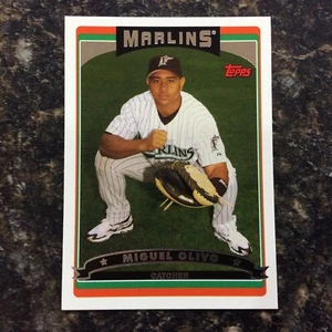 2006 Topps #561 Miguel Olivo Florida Marlins - Imagen 1 de 2