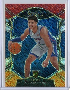 2020-21 Select Prizms Red White Orange Shimmer #67 Killian Hayes - Picture 1 of 1