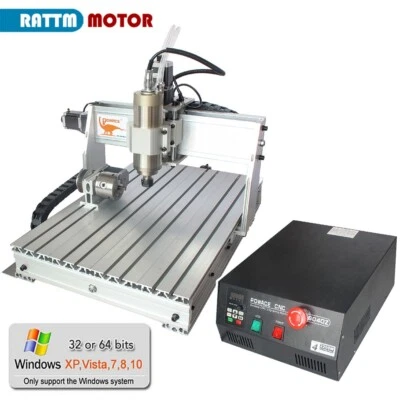 【EU】4 Axis USB MACH3 2.2KW 6040 CNC Router Engraving Milling cutter Machine - Bild 1 von 4