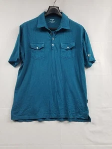 Kuhl Shirt Men XL Polo Short Sleeve Hiking Outdoor See Pics - Picture 1 of 10