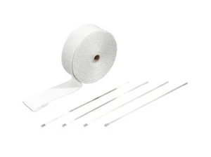 Benda termica bianca 10metri x 5cm scarico collettori per custom e cafè racer - Imagen 1 de 1