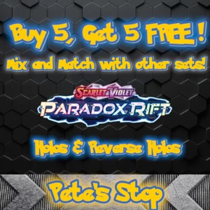 Pokemon Cards - Scarlet & Violet: Paradox Rift - Holos & Reverse Holos - Singles - Foto 1 di 1