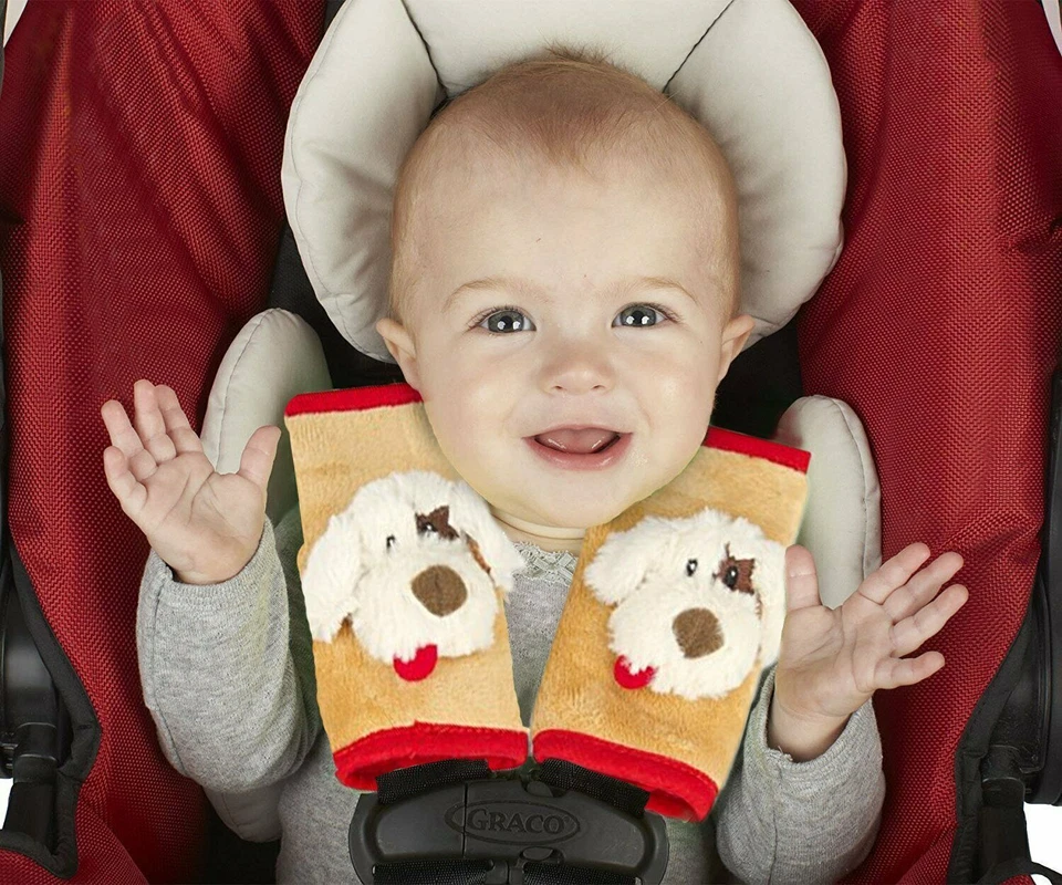 Jeep Seatbelt Strap Covers Soft Puppy Dogs Style 90158br Baby Car Seat