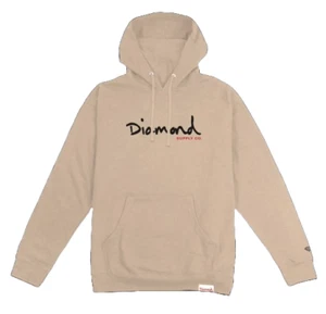 Tan Diamond Supply Script Hoodie - Bild 1 von 1