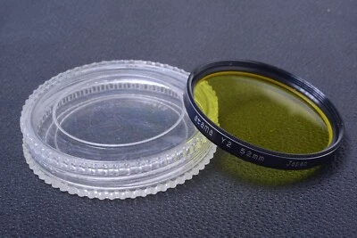 ✅ ATAMA YELLOW Y2 52MM FILTER GENUINE LENS OR CAMERA SCREW IN W/ KEEPER 37-1 - Image 1 of 2
