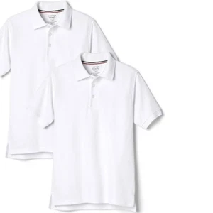 French Toast Unisex 2-Pack Short Sleeve Pique Polo - School Uniform - Picture 1 of 6