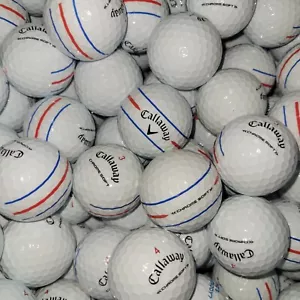 24 palline da golf Callaway cromate morbide tripla pista AAAAA 5A - Foto 1 di 5