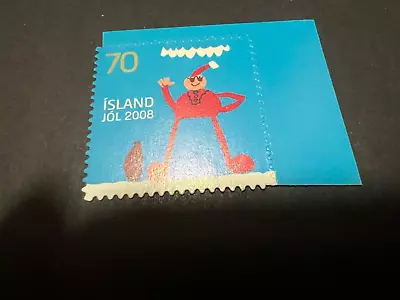 Iceland 1156 Tete-beche Christmas 2008  MNH Scott 1156 - Image 1 of 2