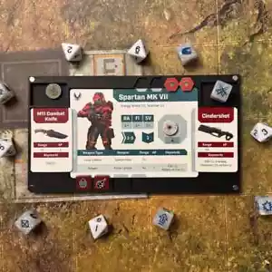 Halo: Flashpoint Miniatures Game - Magnetic Unit Dashboards (Bundle of 4) - Picture 1 of 6