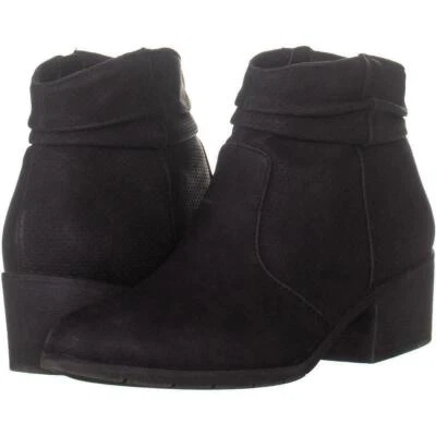 White Mountain Uptown Block Heel Ankle Boots 438, Black, 8.5 US NEW Foto 1 de 4