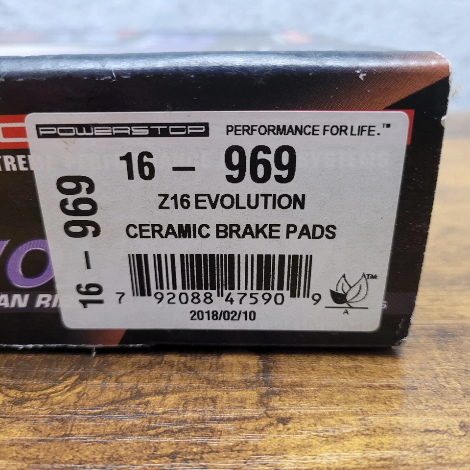 POWERSTOP 16-969 Brake Pad Sets Z16 Evolution Ceramic Foto 1 de 4