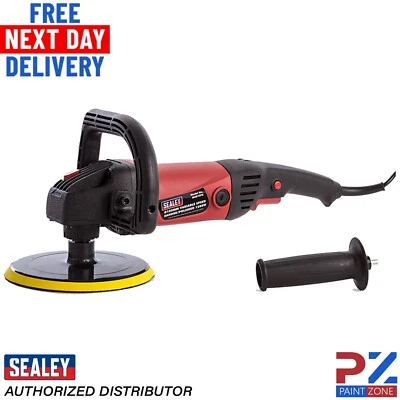 SEALEY CAR POLISHER 180MM 1200W SANDER VARIABLE SPEED POLISHING MACHINE MS875PS - Image 1 of 4