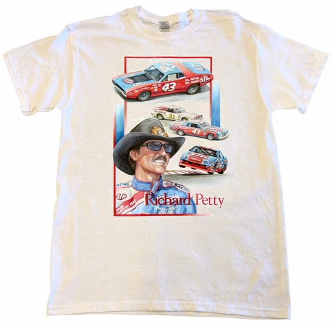 Richard Petty Nascar T-shirt, Vtg Richard Petty Shirt DA03296 Cover
