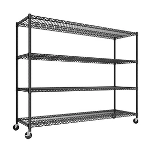 REIBII 60''W Storage Shelves 2500LBS Metal Shelving Unit with Wheels & Feet, ... - Picture 1 of 7