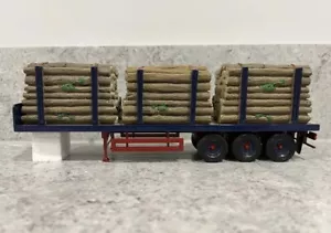 Corgi - Tri-Axle Flatbed Trailer & Log Load - Jos Millican - CC11905 - 1.50 Mint - Picture 1 of 6