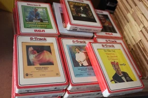 27 SEALED Jazz 8-Track Cassette Tapes Tested Perry Como Country Lounge Chill - Picture 1 of 4