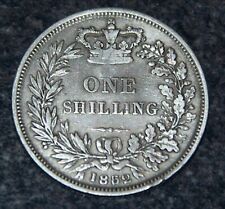 1 Shilling coin from 1852, Queen Victoria