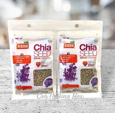 2 paquetes de semillas de chía Badia de 1,5 oz cada una Foto 1 de 2