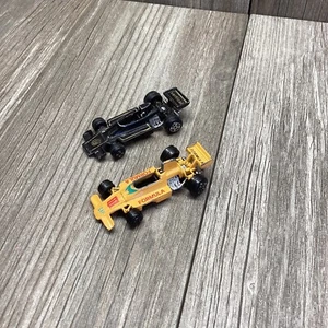 1 Yatming Formula One 11 Vertical 5 Diecast Model Race Car Lot Of 2 Yellow/Black - Picture 1 of 12