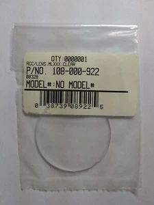 Lente transparente para linterna Maglite para sistemas LED y de recarga ML100 125 y 150 108-922 - Imagen 1 de 2