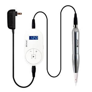 CHUSE C5C Permanent Makeup Machine Kit Rotary Tattoo Pen Needles Controller Set - Picture 1 of 8