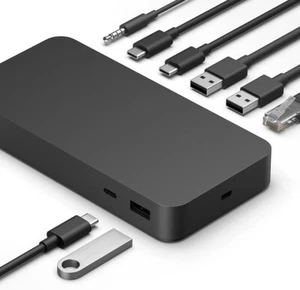 Microsoft Surface Thunderbolt 4 Dock | USB-C | USB 4 | Ethernet | | Audio-out - Bild 1 von 7