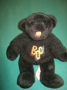 Halloween STUFFED BEAR-with "BOO" SWEATER made by RUSS-Reduced! - Picture 1 of 1