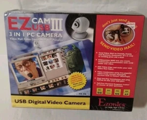 Ezonics EZ Web Cam III Model EZ-306  3 in 1 PC Camera Radio Shack Vintage  - Picture 1 of 12
