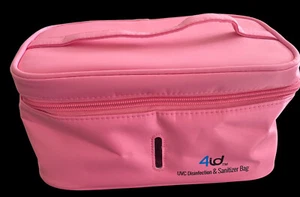 4id uvc disinfection & sanitizer bag bright pink new - Picture 1 of 13