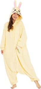 Chiikawa Fleece Kostüm Free Size für Erwachsene Hase - Bild 1 von 7