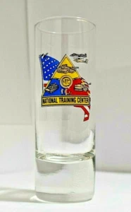 Military National Training Center Shot Glass Tall Shooter Collectible - Picture 1 of 3