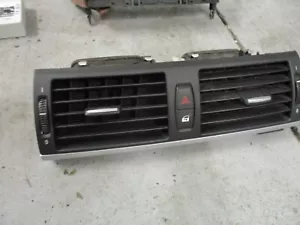 09-13 BMW X5 X6 Front Dash Center Vent w/ Glove Box Button Chrome Trim - Foto 1 di 3