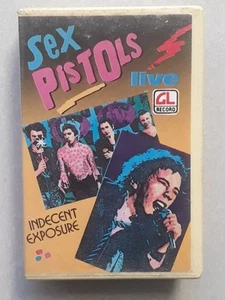 SEX PISTOLS *INDÉCENT EXPLOSURE LIVE SEPT 76* CASSETTE AUDIO TAPE K7 * INDONESIA - Picture 1 of 2