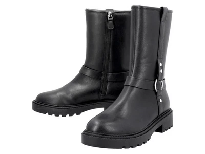 esmara® Damen Stiefeletten (Schnallen, 40) - B-Ware neuwertig