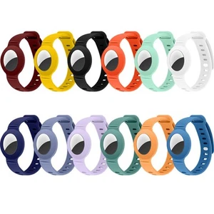Bracelet en Silicone pour AirTags Protection Couverture Bande Enfant Durable - Zdjęcie 1 z 36