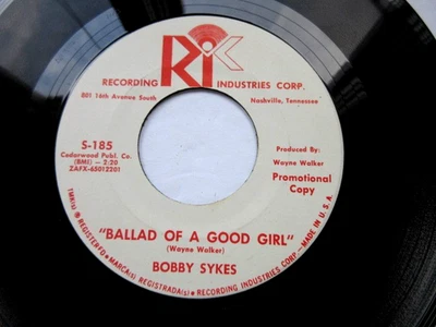 Bobby Sykes – Ballad Of A Good Girl / World Wide Distributor - NM 45 RPM RECORD - Image 1 of 4