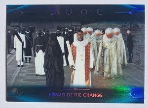 2025 Topps Chrome Dune Herold of the Change refractor púrpura/azul/199 SP #39 MT - Imagen 1 de 3