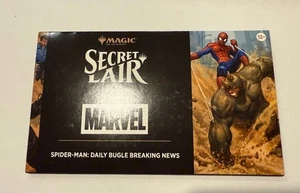 MTG Secret Lair x Marvel Spider-Man: Daily Bugle Breaking News Non-Foil In-Hand - Picture 1 of 2