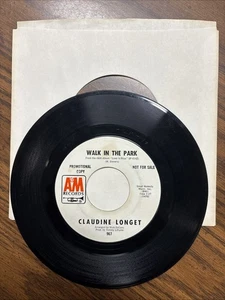Walk In The Park/Who Needs You by Claudine Longet (A&M 967) NICE PROMO! - Picture 1 of 7