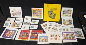 Mystic International Disney Stamp Collection With Brand New Album - Picture 1 of 14