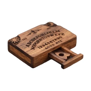 Compacts Handmade Wooden Divination Drawer Decorative Spiritual Room Accent - Picture 1 of 8