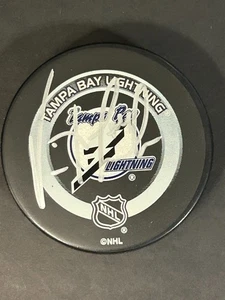 Tampa Bay Lightning Game Used Puck w/ Vincent Lecavalier Autograph Rare - Bild 1 von 4
