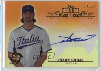 2013 Topps Tribute WBC Auto Orange /25 Jason Grilli #WTA-JG2 Auto - Image 1 of 2
