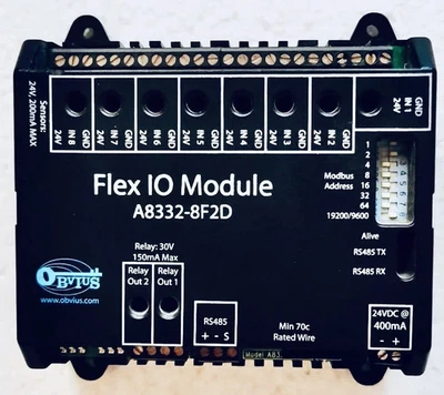 Obvius A8332-8F2D Flex I/O Module - Image 1 of 4