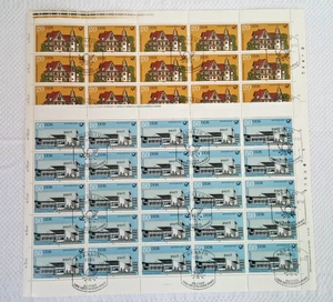 DDR 2673, 2676 Bogen ohne 2674 - 2675 gestempelt #c279 - Picture 1 of 3