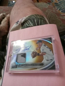 2013 Bowman Platinum Corey Spangenberg Relic/ Auto 39/ 50 San Diego Padres#AR-CS - Picture 1 of 3